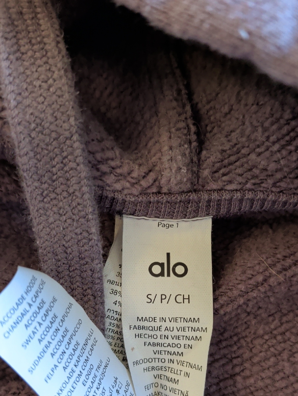 ALO Yoga Accolade Set Metallic Logo Pullover - Picture 3 of 6